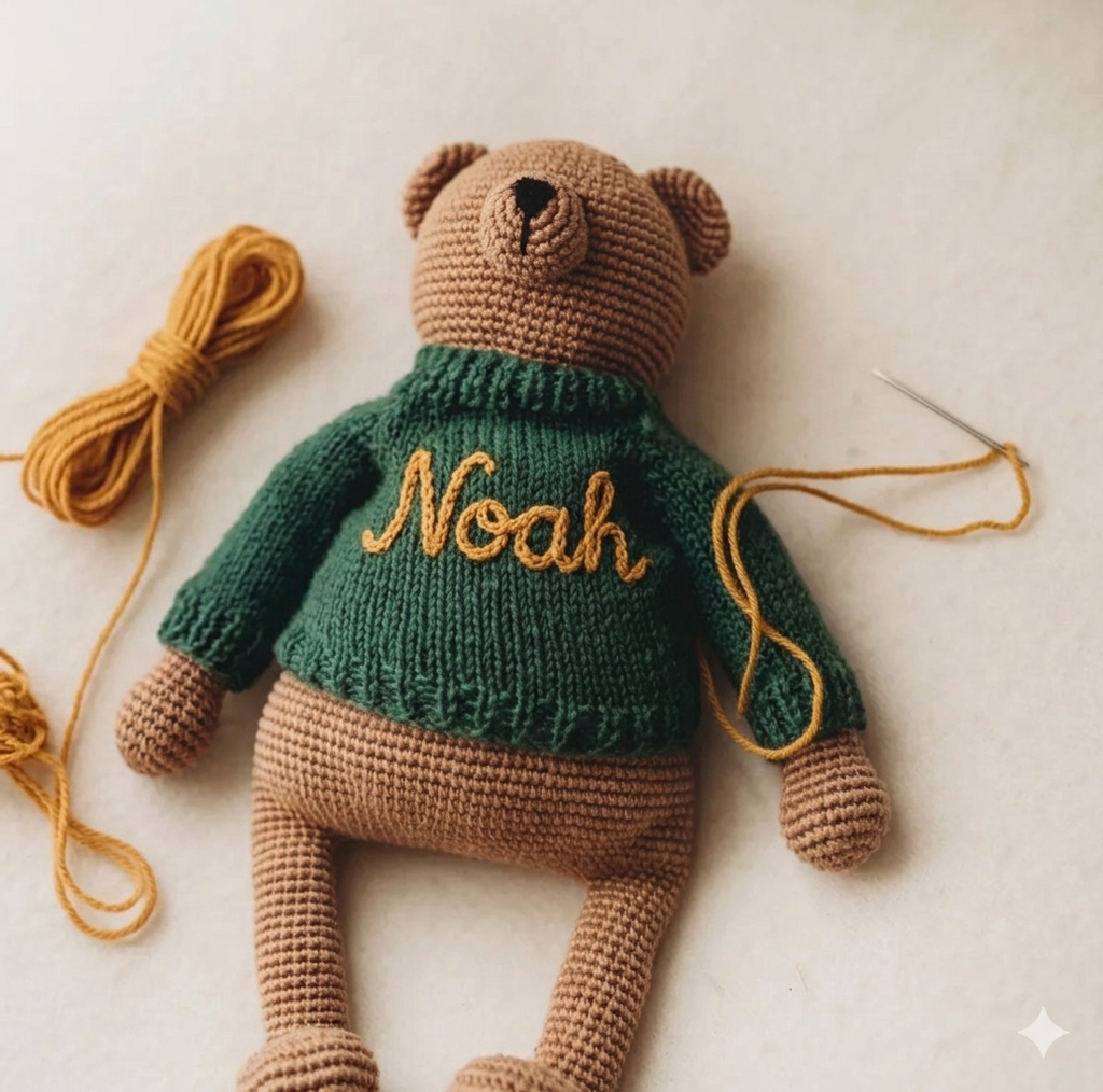 Ourson personnalisé avec prénom – Le cadeau d’une vie