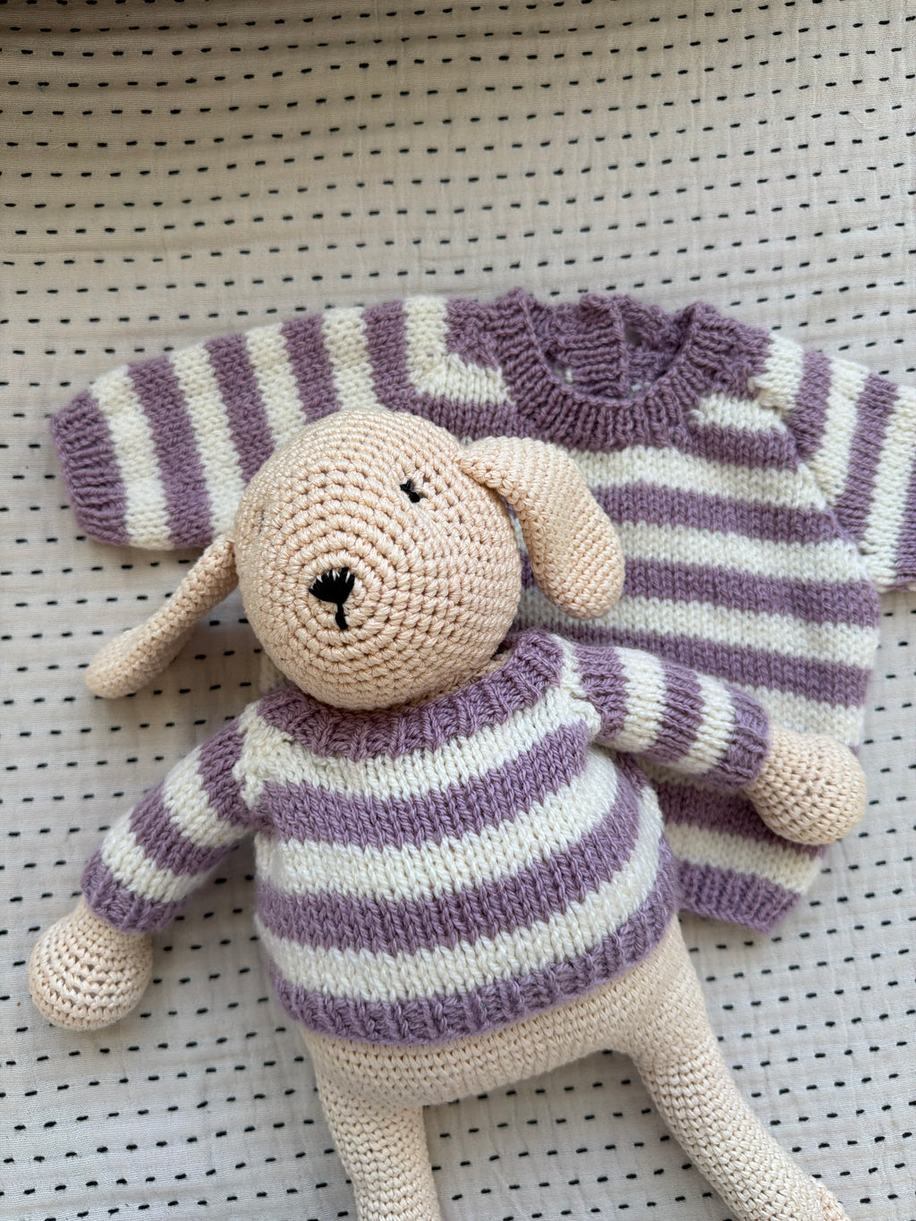 Pull Matchy Matchy – Enfant & Sa Peluche Assortis