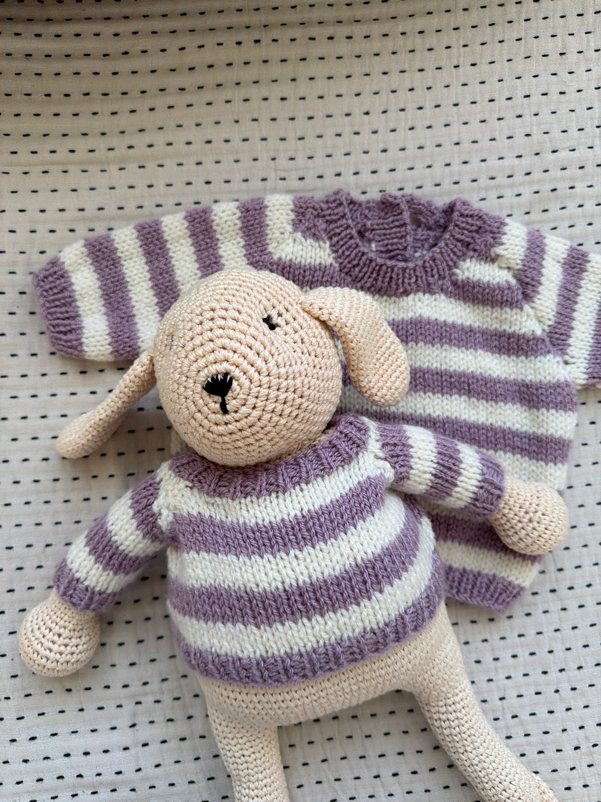 Pull Matchy Matchy – Enfant & Sa Peluche Assortis