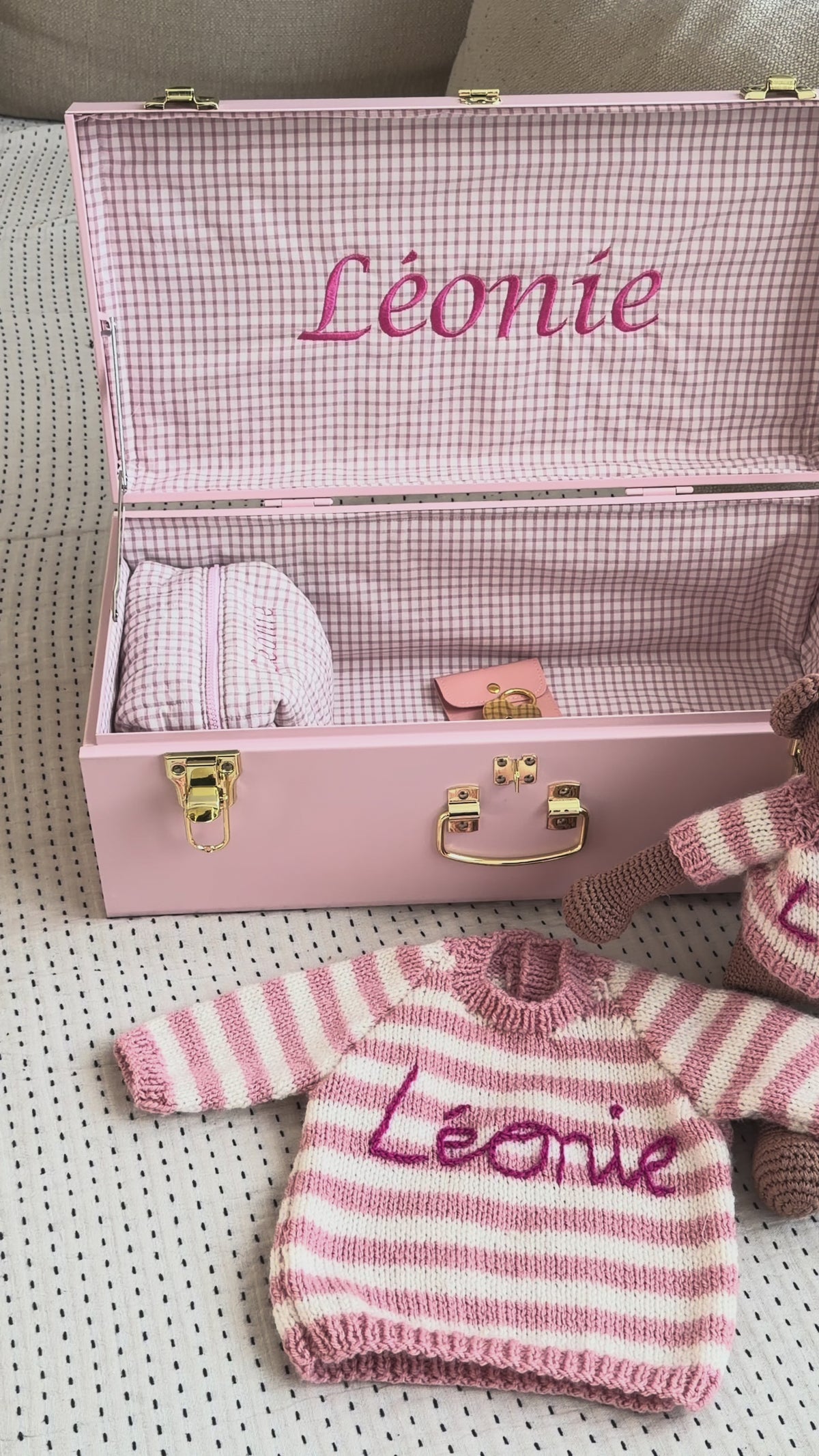 Malle à souvenirs personnalisée